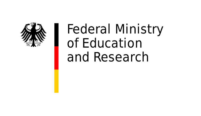 The logo of the German Federal Ministry of Education and Research